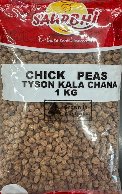 CHICK PEAS TYSON KALA CHANA 1KG